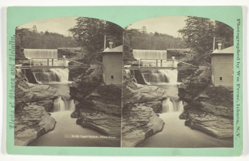 Upper Cascade. Ithaca Gorge, late 19th century. Creator: William Frear.
