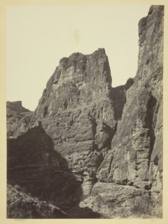 Cañon of Kanab Wash, Colorado River, Looking South, 1872. Creator: William H. Bell.