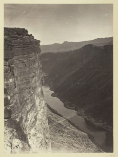 Grand Cañon, Colorado River, Near Paria Creek, Looking East, 1872. Creator: William H. Bell.