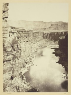Grand Canon, Colorado River, Near Paria Creek, Looking West, 1872. Creator: William H. Bell.