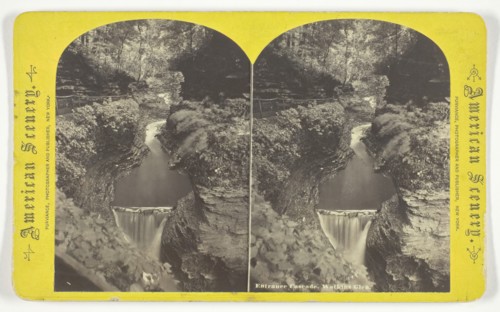 Entrance Cascade, Watkins Glen, 1860/68. Creator: William Purviance.
