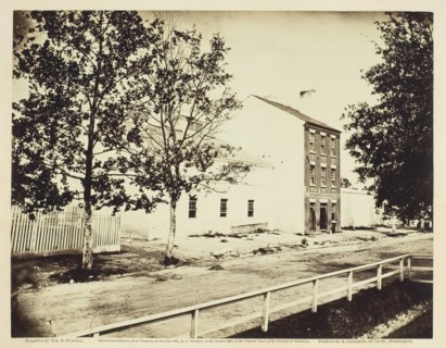 Slave Pen, Alexandria, Virginia, August 1862. Creator: William R. Pywell.