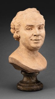 Bust of Piron, 1750/60. Creator: Attributed to Jean-Baptiste Lemoyne II.