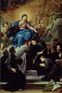 The Madonna with the Seven Founders of the Servite Order, c. 1728. Creator: Agostino Masucci.