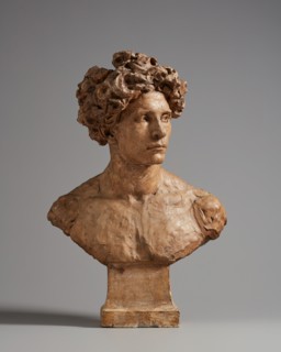Bust of a Young Man, 1877. Creator: Jules Dalou.