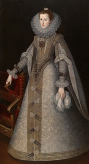 Queen Margaret of Spain, c. 1610. Creator: Andrés López Polanco.
