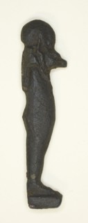 Amulet of a Jackal-Headed God, Egypt, Late Period, Dynasty 25-30 (780-343 BCE). Creator: Unknown.