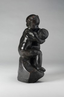 Children Embracing (Enfants s’embrassant), Modeled about 1881, cast before 1916. Creator: Auguste Rodin.