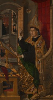 Saint Augustine, 1477/85. Creator: Bartolome Bermejo.