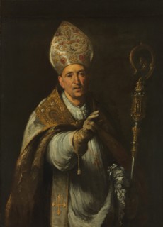 St. Gerardo Sagredo, Bishop of Csanád, 1633. Creator: Bernardo Strozzi.