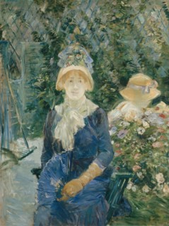 Woman in a Garden, 1882/83. Creator: Berthe Morisot.