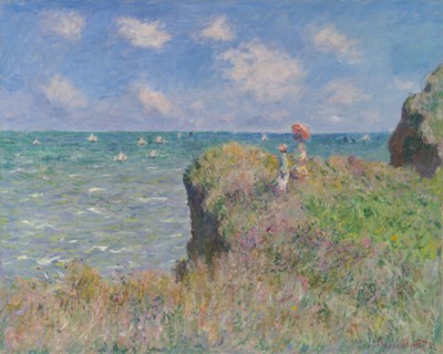 Cliff Walk at Pourville, 1882. Creator: Claude Monet.