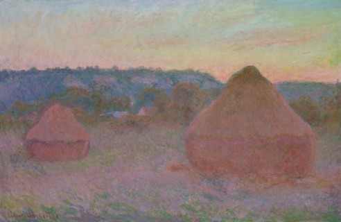 Stacks of Wheat (End of Day, Autumn), 1890/91. Creator: Claude Monet.