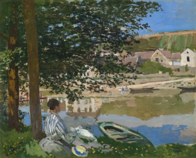 On the Bank of the Seine, Bennecourt, 1868. Creator: Claude Monet.