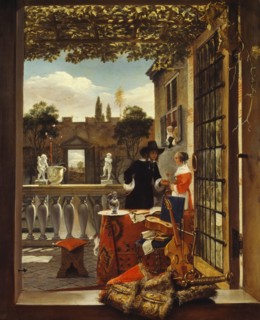 The Terrace, c. 1660. Creator: Unknown.