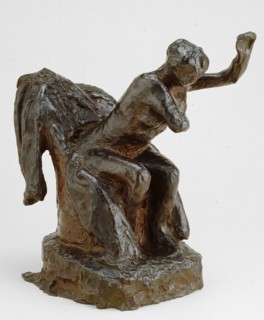 Woman Seated in an Armchair, modeled c. 1903 (cast 1919/21). Creator: Edgar Degas.