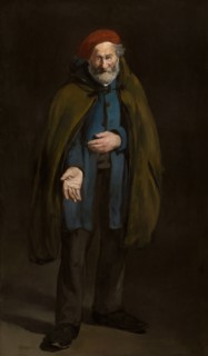 Beggar with a Duffle Coat (Philosopher), 1865/67. Creator: Edouard Manet.