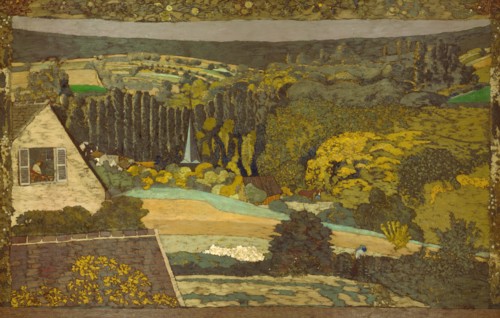 Landscape: Window Overlooking the Woods, 1899. Creator: Edouard Vuillard.