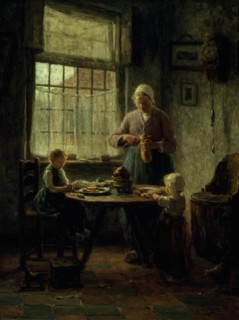 A Family Meal, 1890s (?). Creator: Evert Pieters.