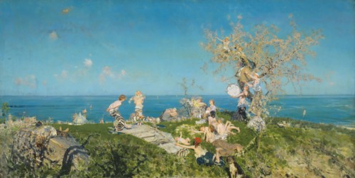 Springtime and Love, 1878. Creator: Francesco Paolo Michetti.