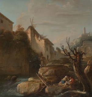Appenine Landscape, About 1730. Creator: Francois Lemoyne.