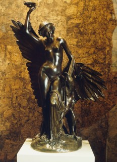 Hebe and the Eagle of Jupiter, modeled c. 1852 (cast c. 1860/80). Creator: Francois Rude.