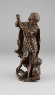 Archangel Michael Overcoming the Devil, c. 1550. Creator: Unknown.