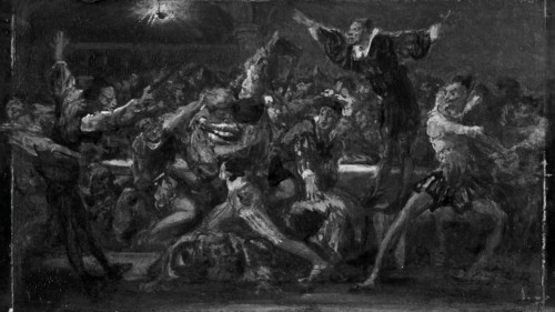 The Carousal (Scene from Faust?), c. 1860/70. Creator: Unknown.