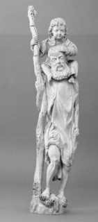 Saint Christopher Supporting the Christ Child, 1680/1700. Creator: Unknown.