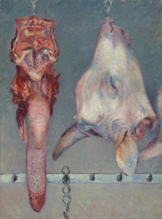 Calf's Head and Ox Tongue, c. 1882. Creator: Gustave Caillebotte.