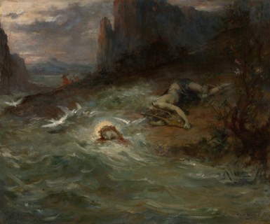 The Death of Orpheus, c. 1870. Creator: Henri Leopold Lévy.