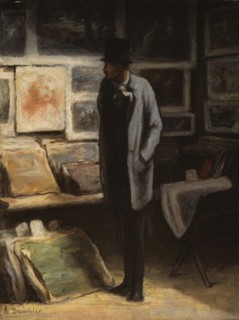 The Print Collector, c. 1857/63. Creator: Honore Daumier.