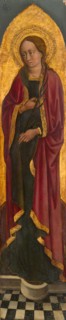 Saint Giustina of Padua from an Augustinian altarpiece, 1450/75. Creator: Unknown.
