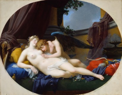 Cupid and Psyche, 1828. Creator: Jean-Baptiste Regnault.