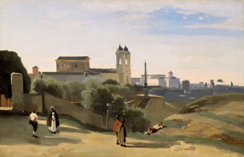 Monte Pincio, Rome, 1840/50. Creator: Jean-Baptiste-Camille Corot.