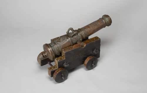 Model Field Cannon with Carriage, Austria, 1693. Creator: Unknown.