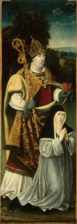 Saint Augustine and an Augustinian Canoness, 1525/50. Creator: Unknown.