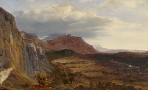 View of Saleve, near Geneva, 1834. Creator: Theodore Rousseau.