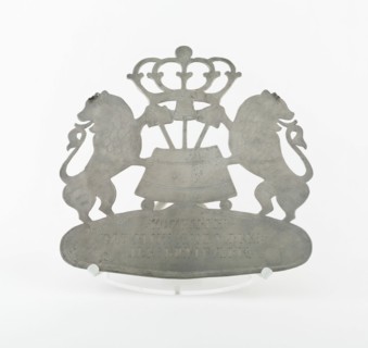Guild Plaque for a Beer Brewer, Bayern, 1790. Creator: Unknown.