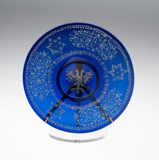 Plate, Bohemia, Early 17th century. Creator: Bohemia Glass.