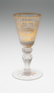 Wine Glass, Bohemia, Early 18th century. Creator: Bohemia Glass.