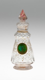 Flask, Bohemia, c. 1730. Creator: Bohemia Glass.