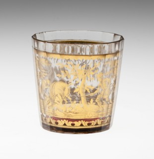 Beaker, Bohemia, Early 18th century. Creator: Bohemia Glass.