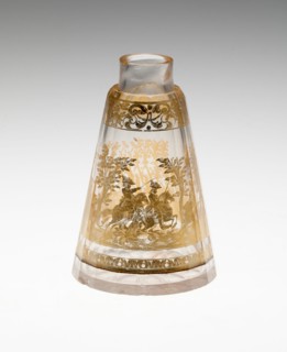 Flask, Bohemia, c. 1730. Creator: Bohemia Glass.