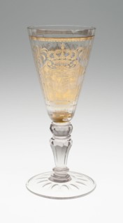 Wine Glass, Bohemia, Early 18th century. Creator: Bohemia Glass.