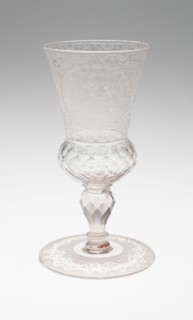 Goblet, Bohemia, c. 1730. Creator: Bohemia Glass.