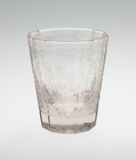 Beaker, Bohemia, Early 18th century. Creator: Bohemia Glass.
