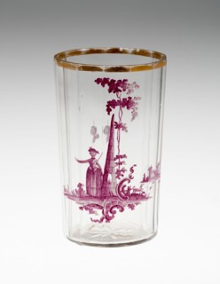 Beaker, Bohemia, c. 1750. Creator: Bohemia Glass.