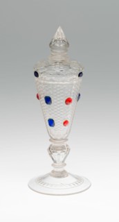 Goblet with Cover, Bohemia, c. 1710/20. Creator: Bohemia Glass.