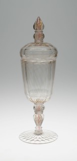 Covered Goblet (Pokal), Bohemia, 1700/50. Creator: Bohemia Glass.